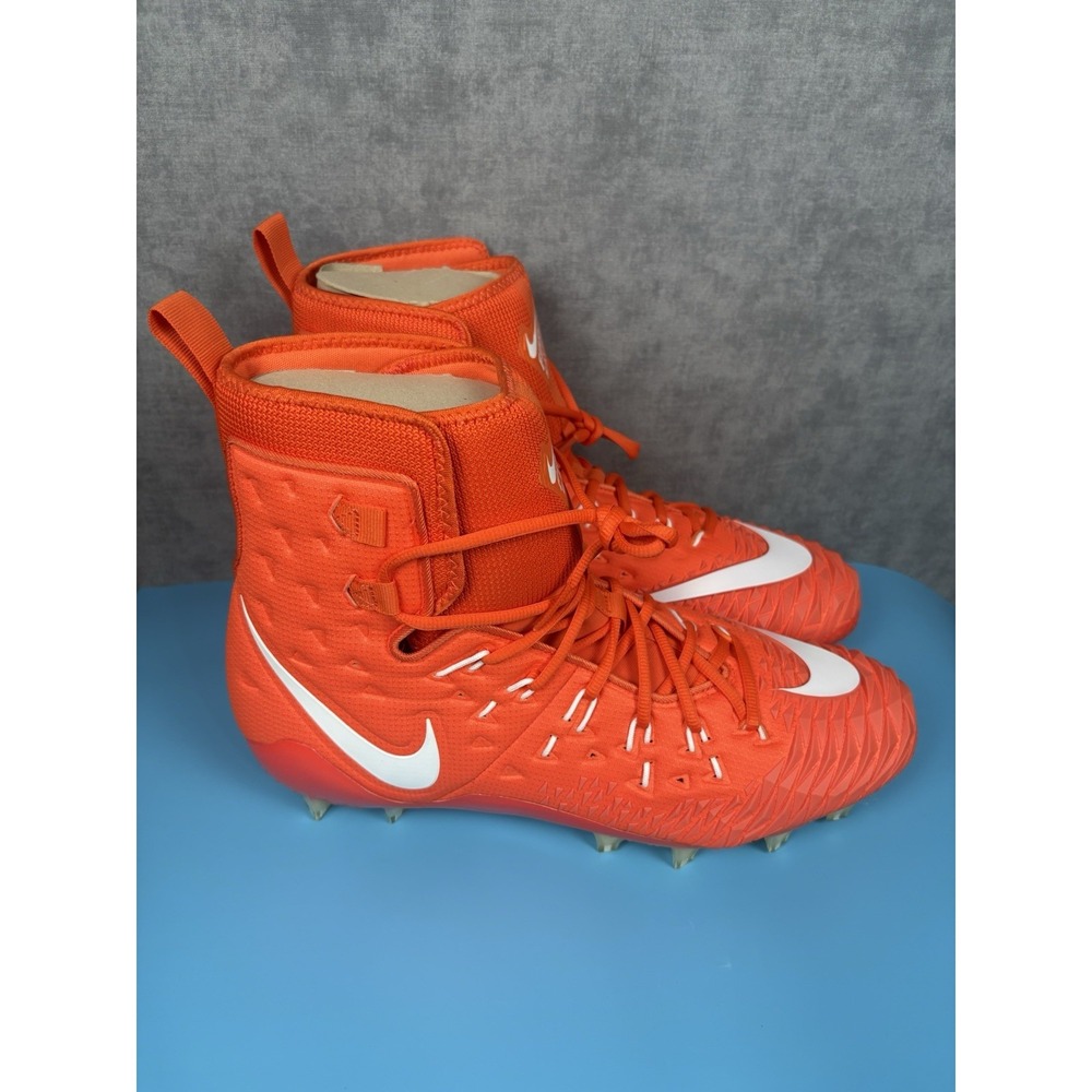 Nike Force Savage Elite TD Promo Football Cleats Size 15 Orange 918345-818